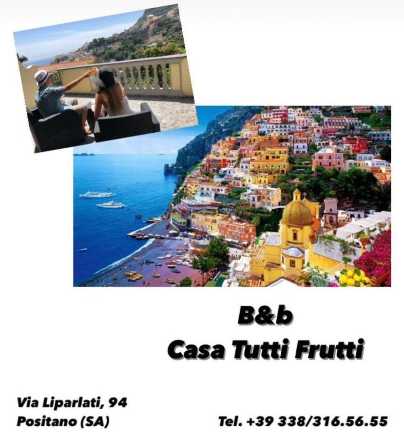 Casa Tutti Frutti Lägenhet Positano Exteriör bild